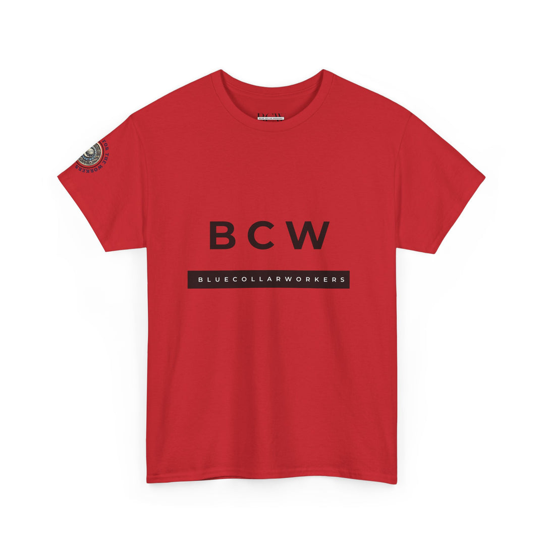 Plain Blue Collar Workers Tee