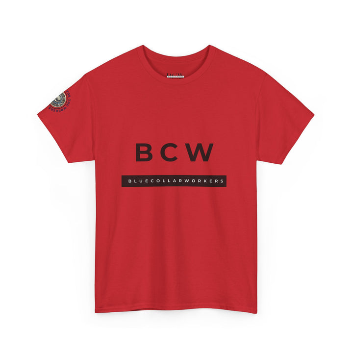 Plain Blue Collar Workers Tee