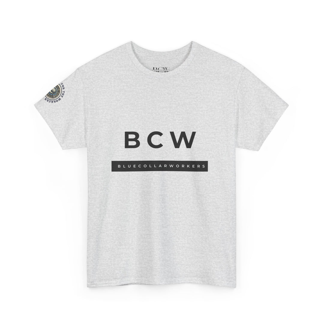 Plain Blue Collar Workers Tee