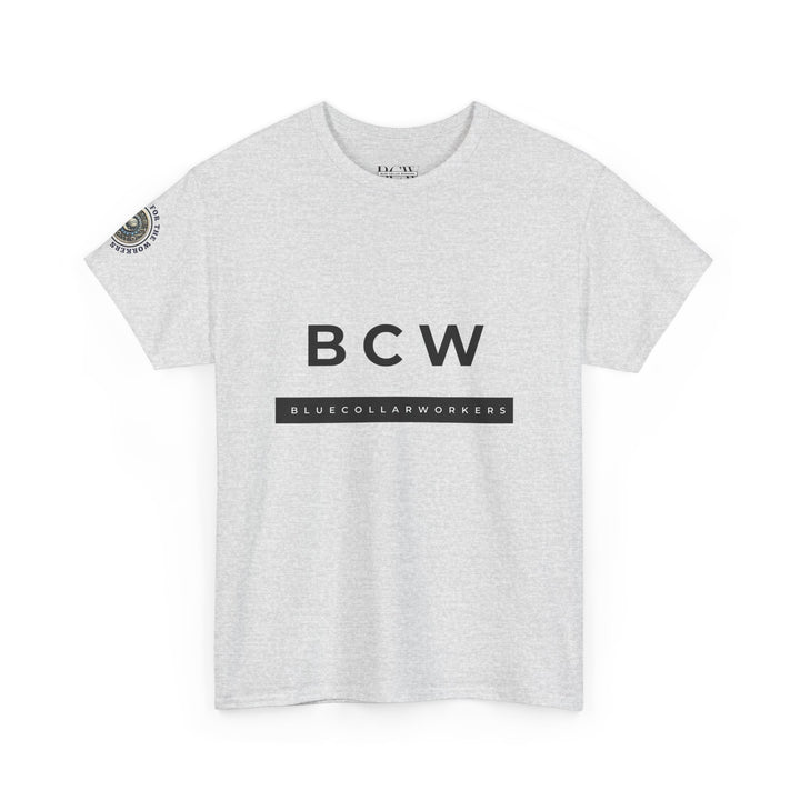 Plain Blue Collar Workers Tee