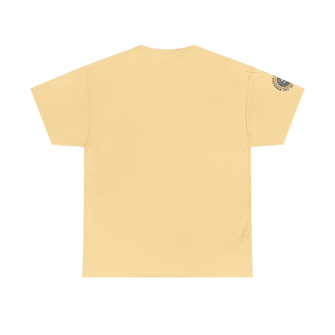 Plain Blue Collar Workers Tee