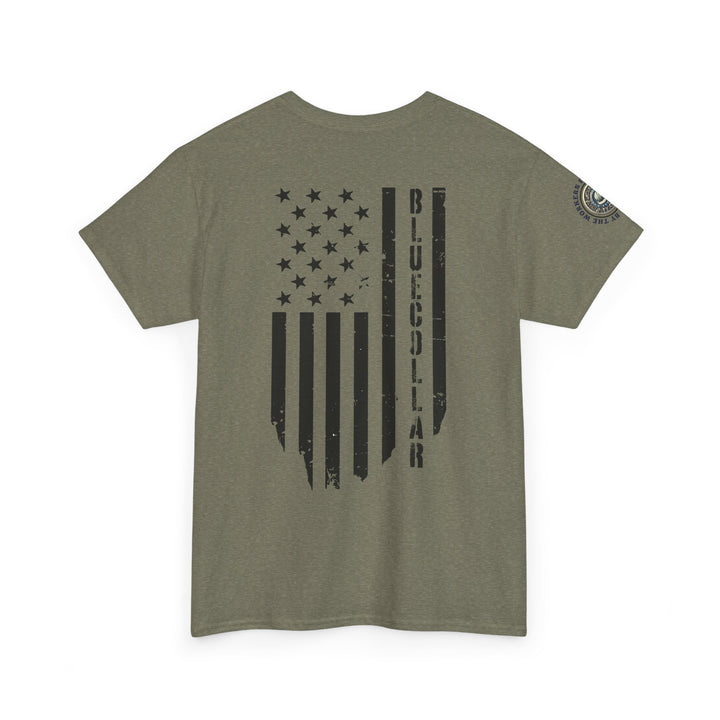 Blue Collar American Flag Tee