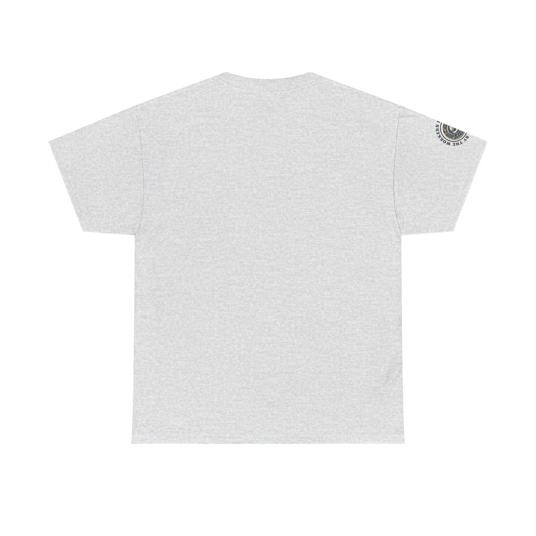 Plain Blue Collar Workers Tee