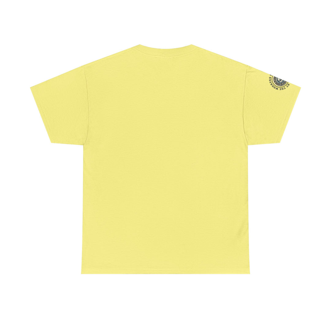Plain Blue Collar Workers Tee