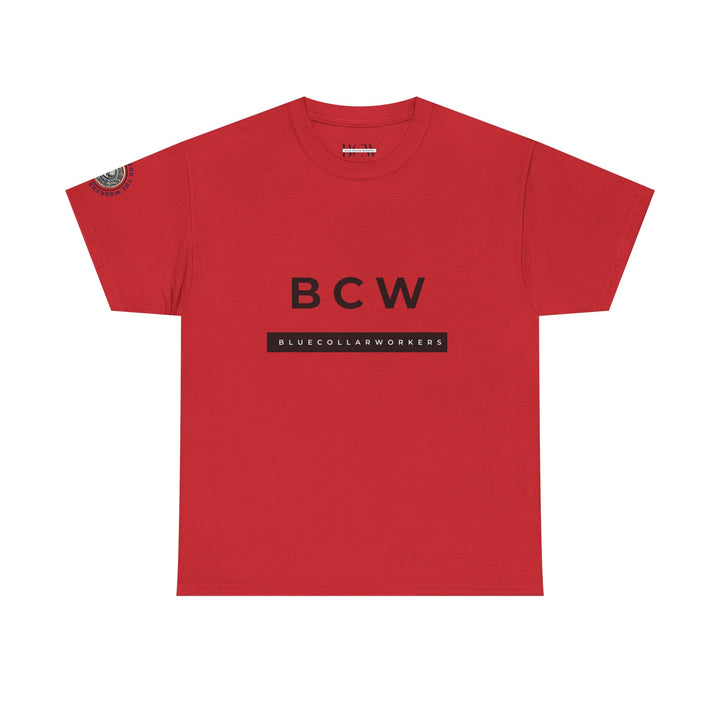 Plain Blue Collar Workers Tee