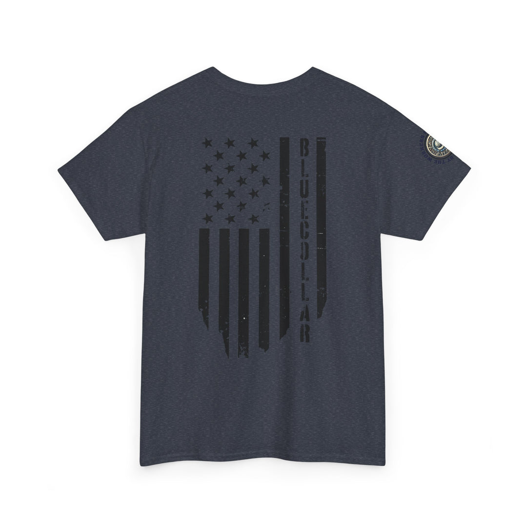 Blue Collar American Flag Tee
