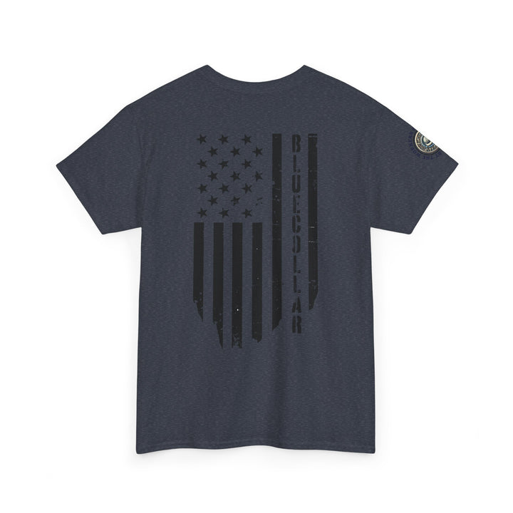 Blue Collar American Flag Tee