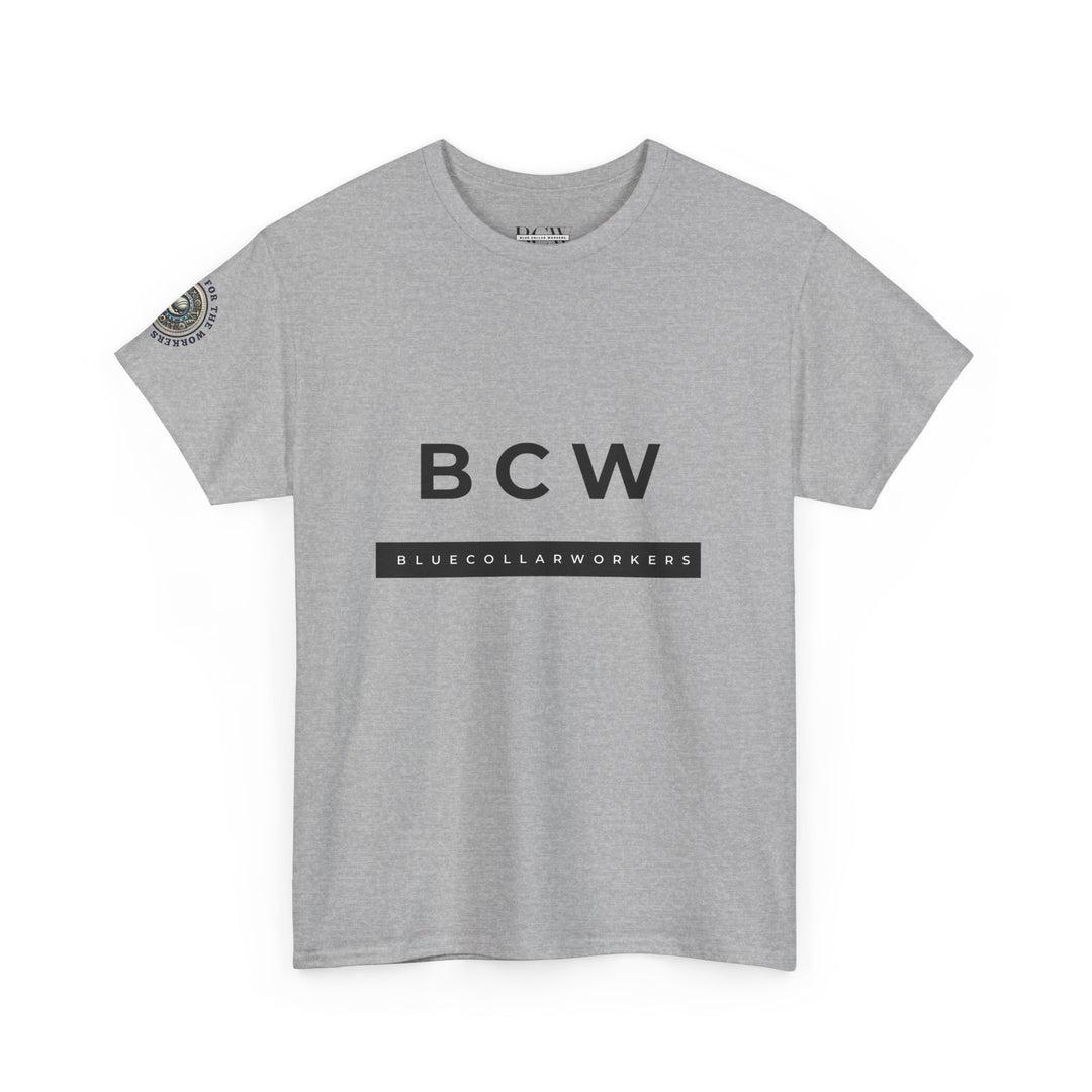 Plain Blue Collar Workers Tee