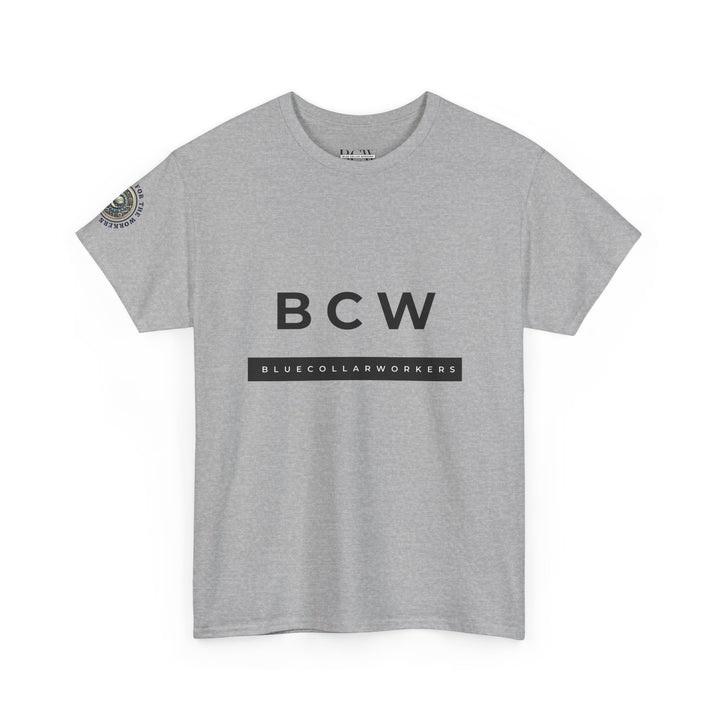 Plain Blue Collar Workers Tee