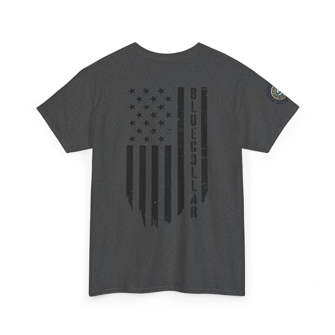 Blue Collar American Flag Tee