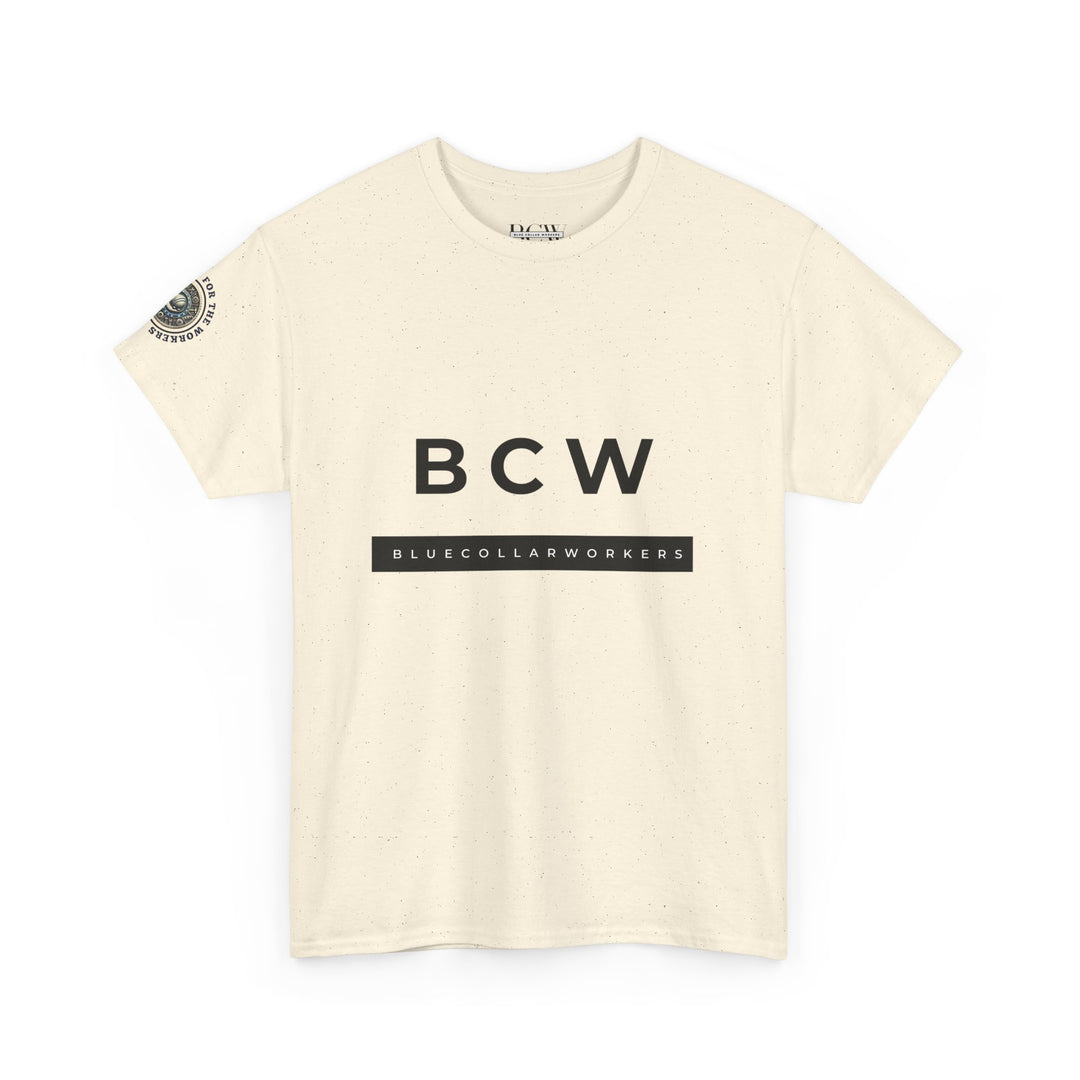 Plain Blue Collar Workers Tee