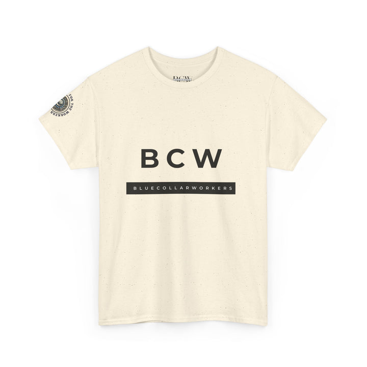Plain Blue Collar Workers Tee