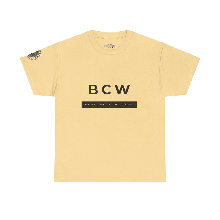 Plain Blue Collar Workers Tee
