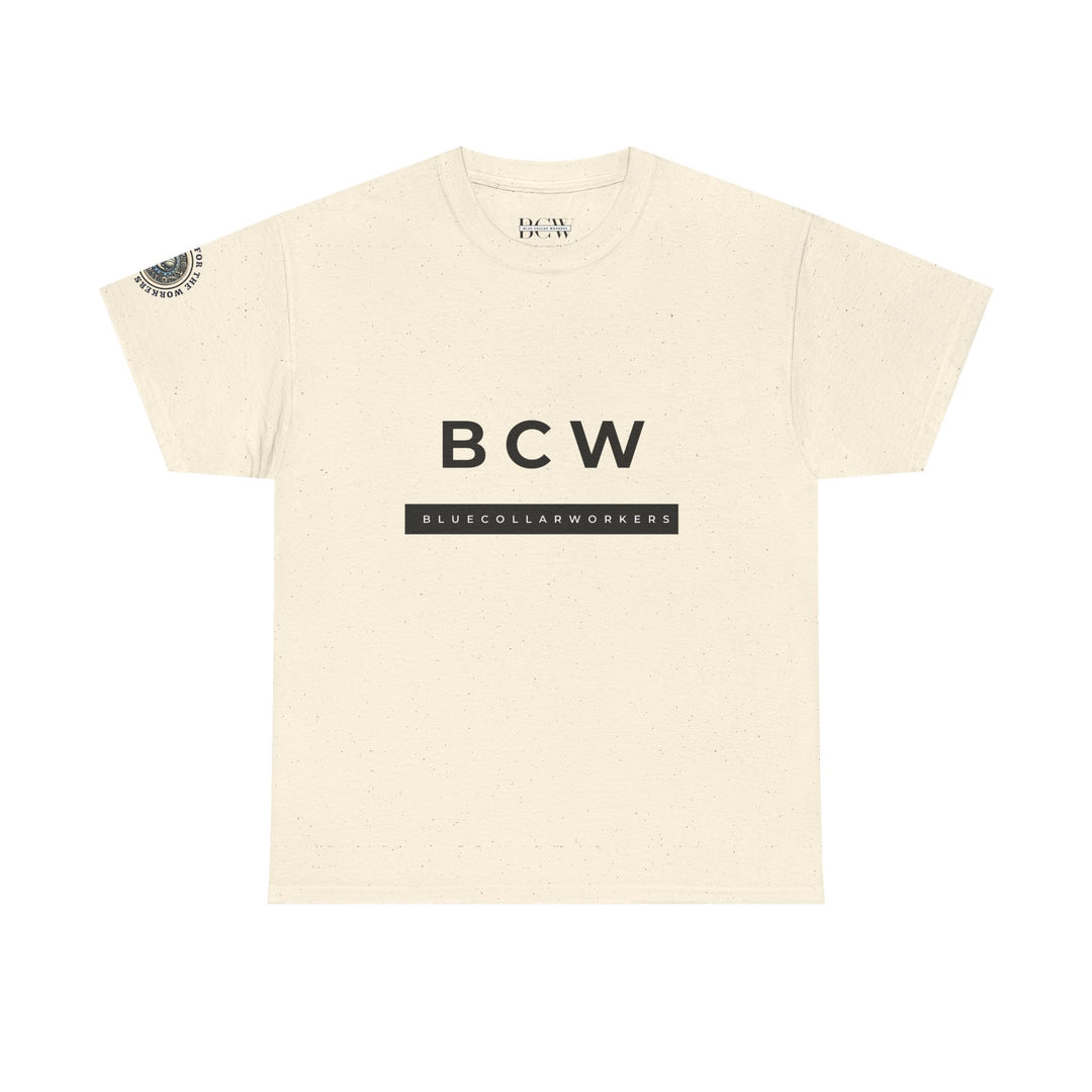 Plain Blue Collar Workers Tee